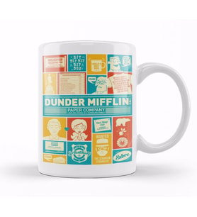 Dunder Mifflin Kupa Bardak Porselen