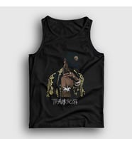 Presmono Unisex Siyah Gold Astroworld Travis Scott Atlet 42501tt