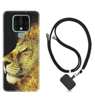 Tecno Camon 16 18P Pova Kılıf Boyun Askılı Silikon Leon 1323