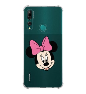 Huawei Y9 Prime 2019  Köşe Korumalı Antişok Kapak Minnie Mouse Tasarımlı Şeffaf  Kılıf