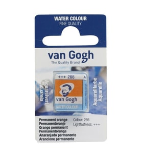 Talens Van Gogh 1/2 Tablet Sulu Boya 266 Permanent Orange 