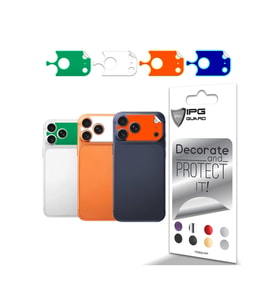 iPhone 17 Pro Arka Kamera Koruyucu "Set2" – 4 Renk, Çizilmeye Dayanıklı Kamera Koruyucu