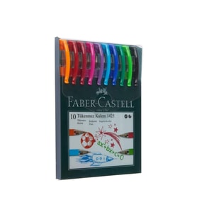 Faber Castell 1425 0,7 mm İğne Uçlu Tükenmez 10'lu Set