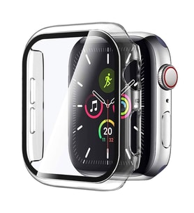 Microsonic Apple Watch SE 2022 40mm Kılıf Clear Premium Slim WatchBand Şeffaf (Renksiz)