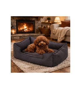 Yumuşak ve konforlu 60x45 Toy Poodle yatak, rahat uyku sağlar