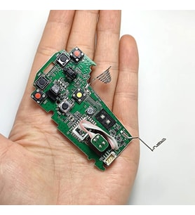 Logitech M585-M590 Mouse Devre Kartı ( Anakart) + Yan Buton Devre Kartı (Şeffaf)