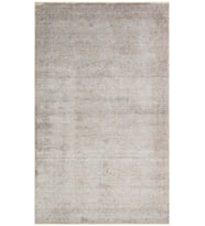 Kaymaz Yıkanabilir Krem Eskitme Viskon Salon Halısı Mutfak Halısı Koridor Halısı Yolluk tf 02 beige