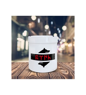 Adventure Time Logo Baskılı Küllük Seramik Kül Tablası