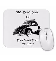 Vintage Volkswagen Retro Style Mouse Pad