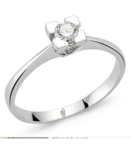 Romeo Pırlanta 0.20 Ct Tektaş Yüzük RM-10011 (Çok Renkli)