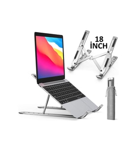 Alüminyum Ayarlı Laptop ve MacBook Uyumlu Notebook Yükseltici Stand