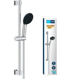 Grohe Vitalio Start 110 Sürgülü Duş Seti, 110Mm Yuvarlak 3 Akışlı El Duşu, 600Mm Sürgülü Ray, 1750Mm (Çok Renkli)