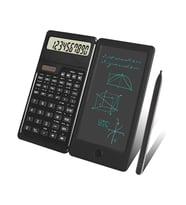 Silinebilir LCD Yazı Tabletli,Kalemli Katlanabilir Bilimsel Hesap Makinesi (5343)