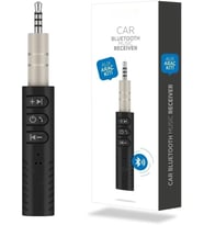 Lexroo 3.5mm Aux to Jack Bluetooth Araç Kiti (Düz Girişli)