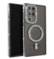 Galaxy S23 Ultra Joke Simli Magneticsafe Kılıf - Siyah