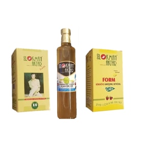 Form Macun + Saldanozlu Elma Sirkesi + Form Çay Birarada 3'lü set, Lokman Aktar