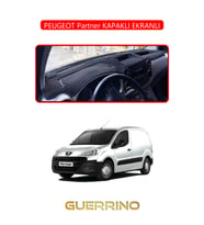 PEUGEOT Partner KAPAKLI EKRANLITORPİDO KORUMA HALISI KIRMIZI KENAR