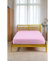 %100 PAMUKLU TEK VEYA ÇİFT KİŞİLİK LASTİKLİ ÇARŞAF (FİTTED JERSEY/PENYE ÇARŞAF) (Pembe)