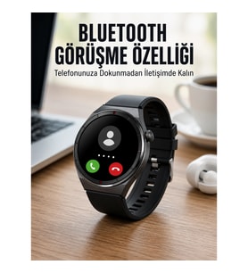 Mey İthalat® Akıllı Saat Nabız Sensörlü Bildirim Görebilen Spor Modları GPS Takibi Yeni Nesil
