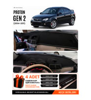 e-biz PROTON GEN 2 (2004-2011) Uyumlu Torpido Koruma, Torpido Örtüsü, Torpido Kılıfı - Siyah - PR001