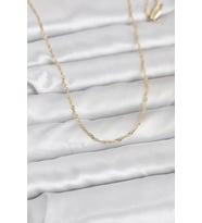 CM 14K Gold Renk Burgu Model 60 cm Kadın Kolye - TJ-BKO10942
