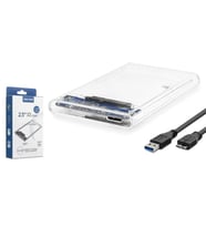 HADRON HDX1760 2.5 İnç SATA HDD/SSD Harici Disk Kutusu USB 3.0 - Şeffaf