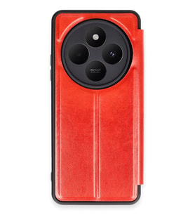 Redmi 14C Kılıf Flip Cover - Kırmızı