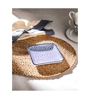 Rêve Bleu Drancy New Bone China Kare Tabak