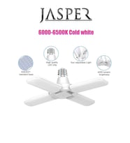 Jasper 4 Kanatlı 4ın1 Led Pervane Ampul 40-45w Yeni Nesil Beyaz 3 Modlu