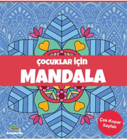 Çocuklar İçin Mandala - Mavi