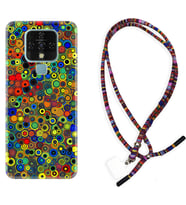 Tecno Camon 16 18P Pova Kılıf Boyun Asklı Rasta Silikon Nazar Boncukları 1746