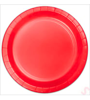 Kırmızı Karton Tabak - 23cm x 8 Adet (STD)