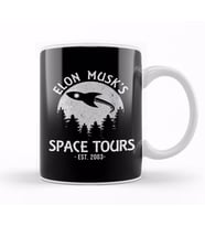 Elon Musk's Space Tours Kupa Bardak Porselen