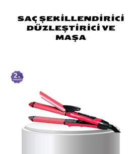 Dereceli Seramik Saç Düzleştirici - 5 Isı Seviyesi, 200°c Maksimum Sıcaklık