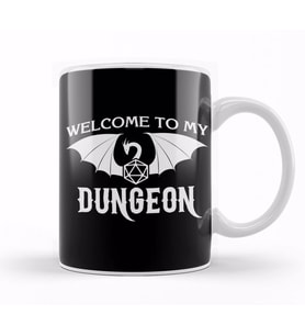 Welcome To My Dungeon Kupa Bardak Porselen