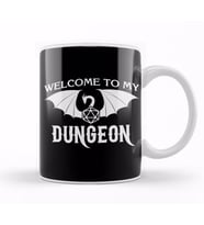 Welcome To My Dungeon Kupa Bardak Porselen