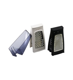 QLUX L-00667 İDEA DİKEY HAZNELİ=ŞEFFAF MİKA KRİSTAL ÇİFT TARAFLI RENDE TABAN: 9X10.5CM Y: 21CM PLASTİK GÖVDE (5343)