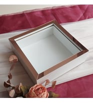 25x25 Cm Beyaz-Rose Derin Anı Çerçevesi-6 Cm Derinlikli Anı Çerçevesi! İsimsiz-Ledsiz! Hkm Ticaret