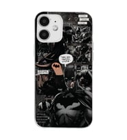 Iphone 12 Uyumlu Batman Aesthetic Tasarımlı Şeffaf Telefon Kılıfı