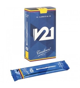 Vandoren CR803 V21 Bb Klarnet Kamışı No: 3.0 (Profesyonel) - 10'lu Kutu  Esnek Üfleme Tepkisi, Tutarlı Malzeme Kalitesi ve Zengin Harmonikler