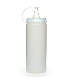 Şeffaf Kapaklı Sızdırmaz Yağlık Sosluk Şişesi Plastik Yağdanlık 400 ml. AP-9028 (5343)