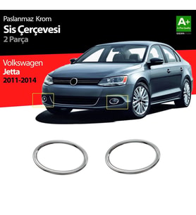 Drs Tuning Jetta Uyumlu Krom Sis Farı Çerçevesi 2 Parça 2011-2014