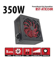 POWERBOOST 350W BST-ATX350R 12CM FANLI POWER SUPPLY