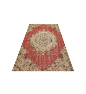 Vintage Eşsiz Eskitme Halı  126x226 cm 9609