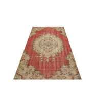 Vintage Eşsiz Eskitme Halı  126x226 cm 9609