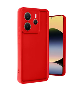 Redmi Note 14 4G Kılıf Viera Silikon - Kırmızı