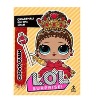 Lol Surprise! Crown Queen Çıkartmalı Boyama Kitabı Doğan Çocuk