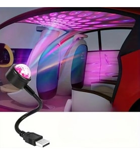 USB Sese Duyarlı 8 Farklı Mod Işıklı LED Atmosfer Işığı – Ambiyans Aydınlatması (5343)