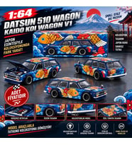 X KaidoHouse 1/64 Datsun KAIDO 510 Wagon Koi Wagon V1 (adet fiyatıdır)