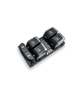 Audi Q3 2012-2014 Sol Ön Kapı Dörtlü Cam Düğmesi Krom 4G0959851